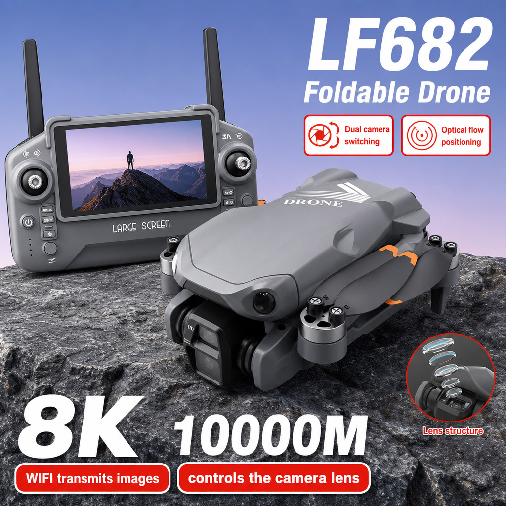 Drone Gimbal 2 Axis - Aerial Photo LF682 Drone 8K HD