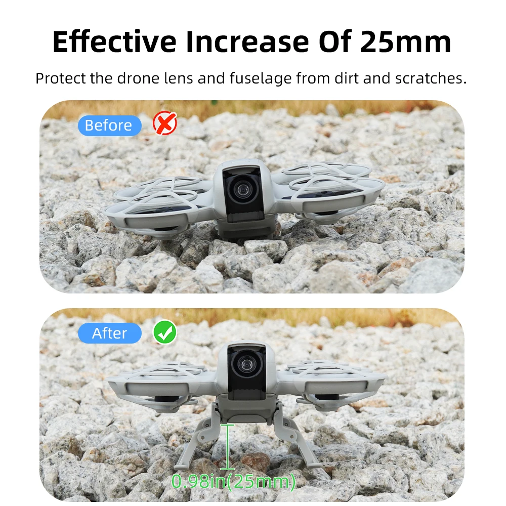 Foldable Landing Gear for DJI  - đánh giá và giá Drone Gimbal Mount