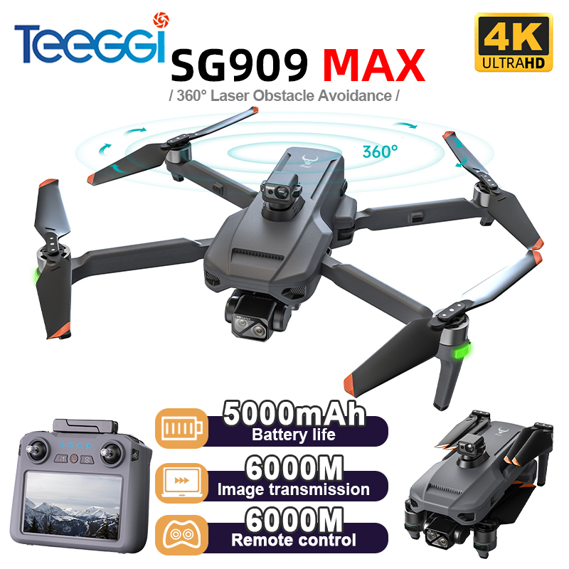 Teeggi SG909 MAX GPS Drone Wit - đánh giá và giá Drone Gimbal 3 Axis