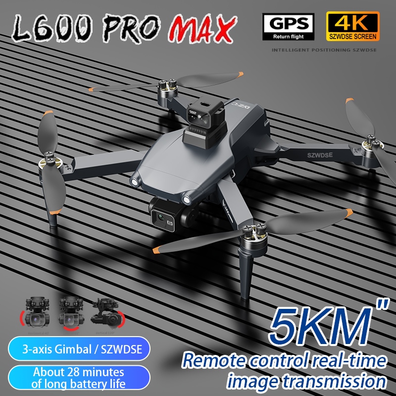 L600 Pro MAX /L600 PRO Drone 4 - đánh giá và giá Drone Gimbal 3 Axis