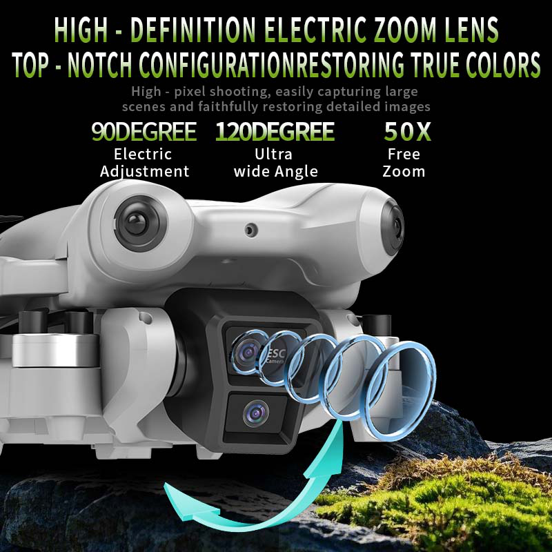 S101 Drone 8K HD Professinal D - đánh giá và giá Drone Gimbal 2 Axis