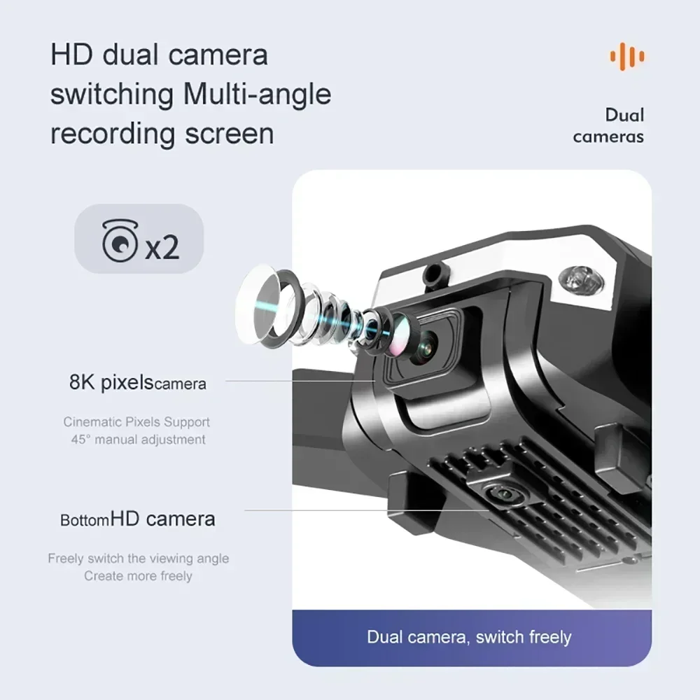 G6 pro Drone with 8K Dual Came - đánh giá và giá Drone Gimbal Brushless