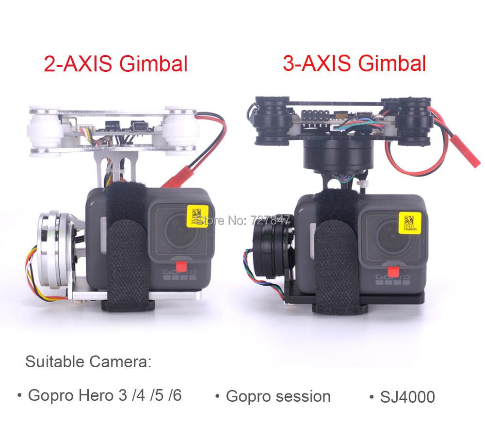 RTF FPV 3-TRỤC/Trọng Lượng Nhẹ - đánh giá và giá Drone Gimbal For Gopro Hero