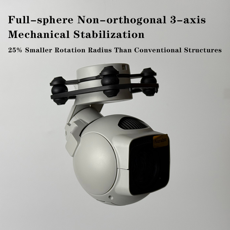 4K 40x Hybrid Zoom 8.3MP 3Axis - đánh giá và giá Drone Gimbal 3 Axis