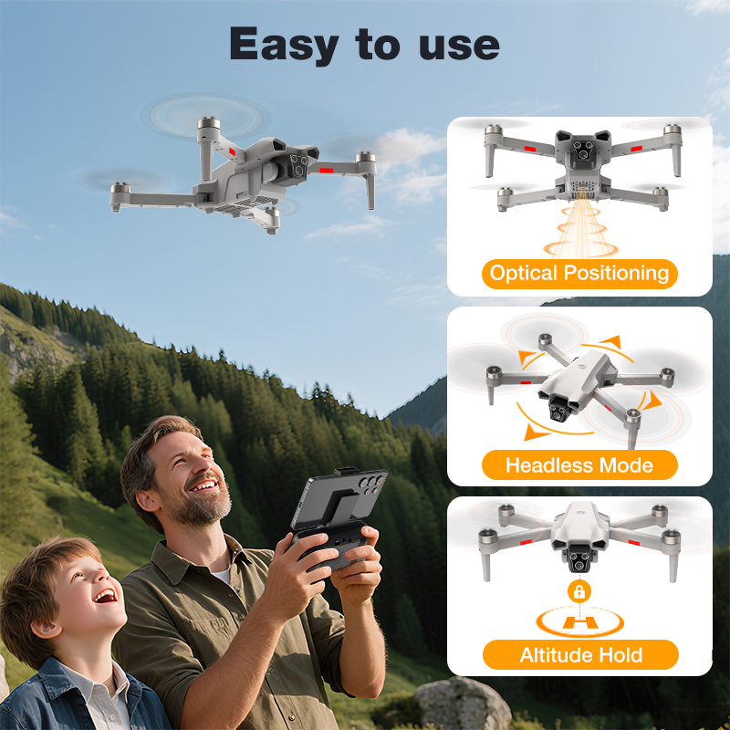 NEW Hot L017 Pro Drone Brushle - đánh giá và giá Drone Gimbal 2 Axis