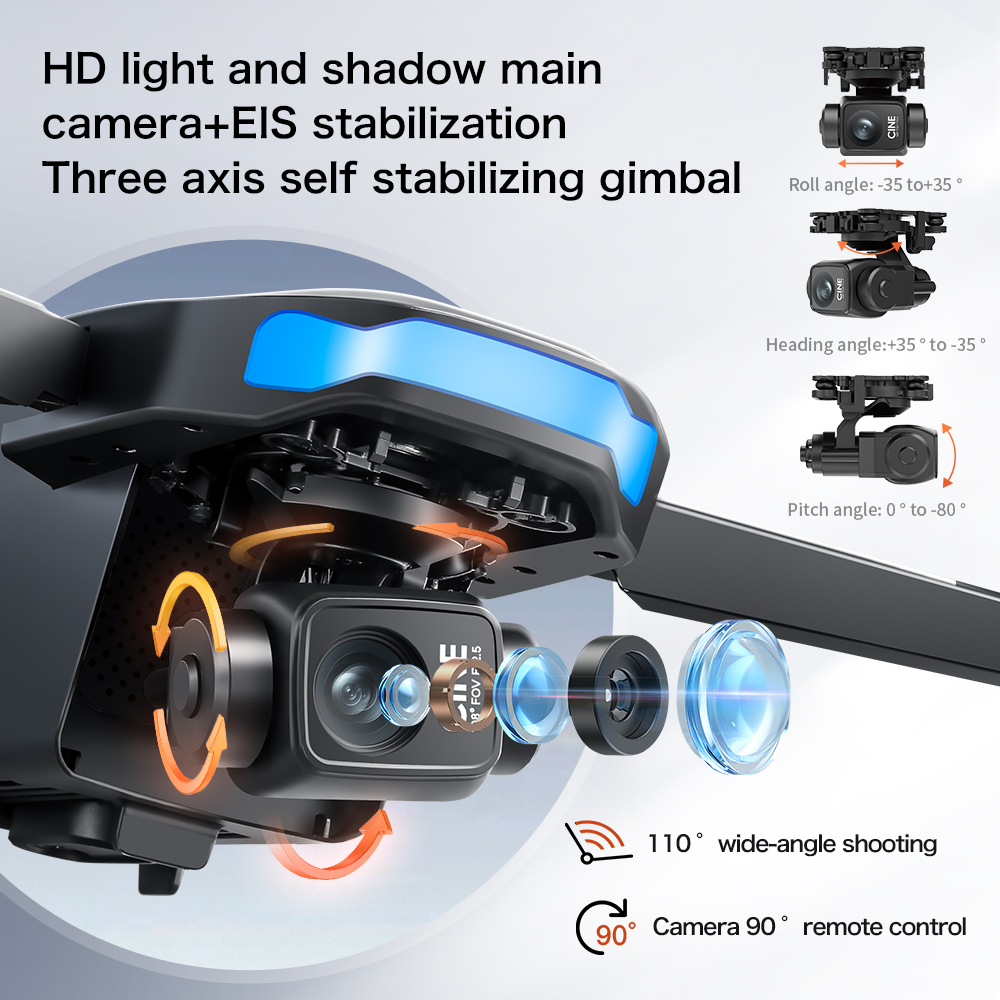New S-X1 MAX Drone GPS 8K Prof - đánh giá và giá Drone Gimbal Brushless