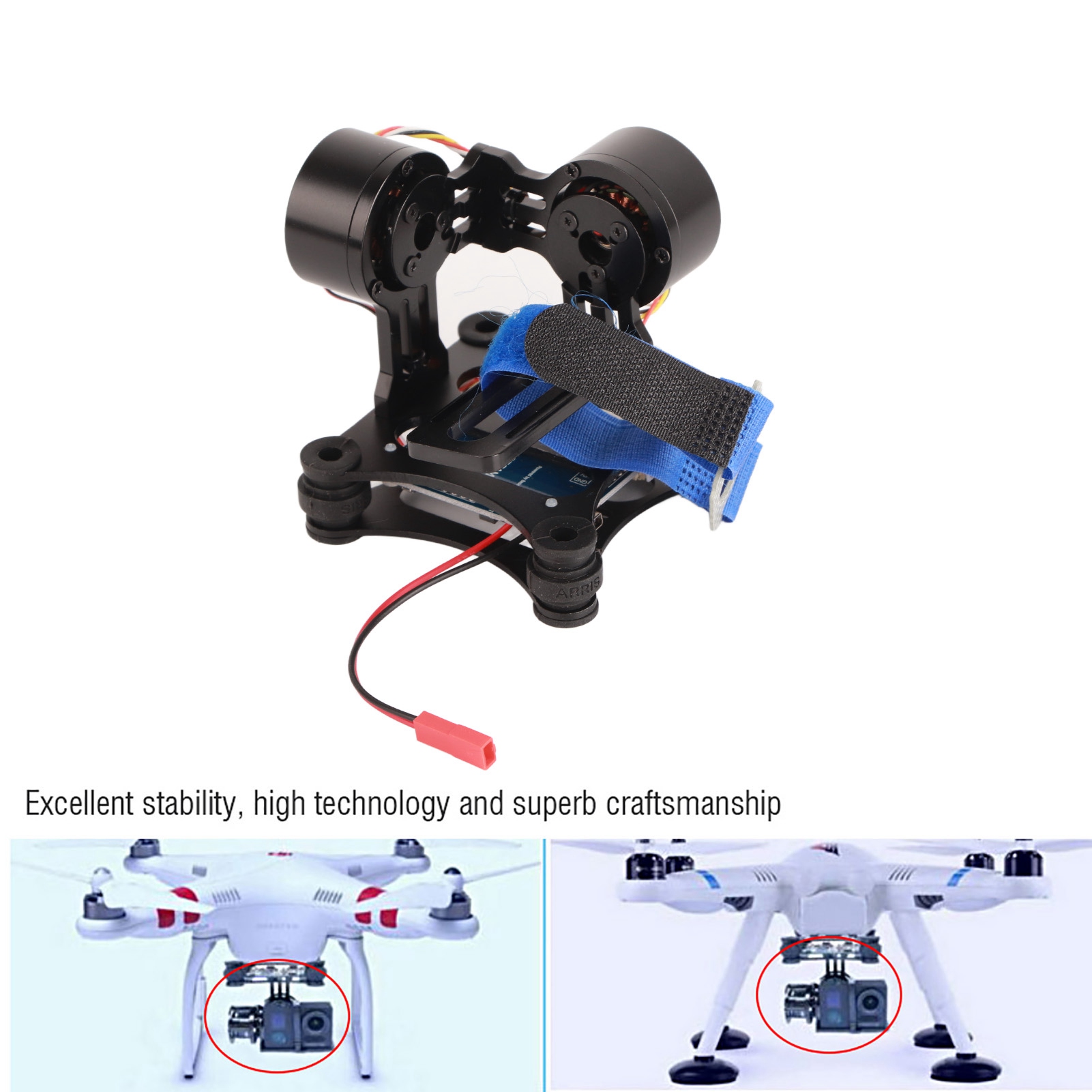 Brushless Camera Gimbal Metal  - đánh giá và giá Drone Gimbal For Gopro