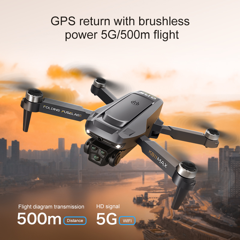 K811MAX Quadcopter Drone: Brus - đánh giá và giá Drone Gimbal Brushless